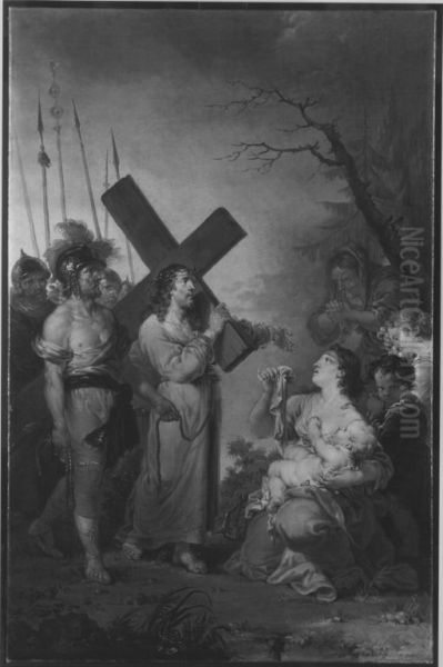 Christus begegnet den weinenden Frauen - view 1