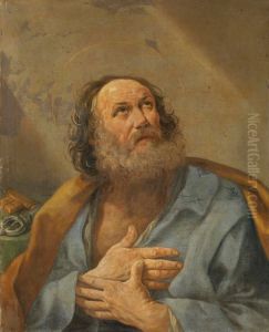 Der reuige Petrus by Guido Reni
