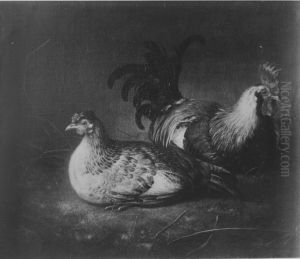 Hahn und Henne by Aelbert Cuyp