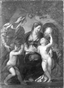 Heilige Familie by Giulio Cesare Procaccini