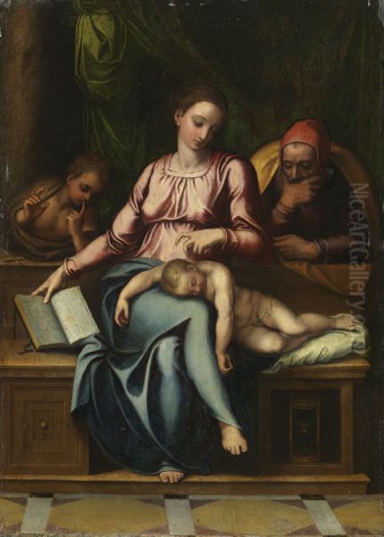 Heilige Familie mit Johannesknaben - view 1