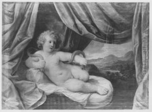 Herkules als Kind by Guido Reni