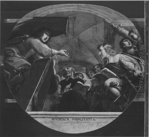 Kurprinz Maximilian und Erzherzog Ferdinand als Studenten in Ingolstadt