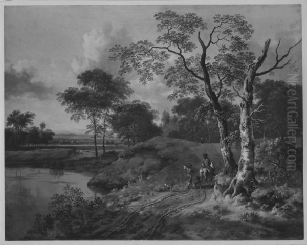 Landschaft mit Reiter - view 1
