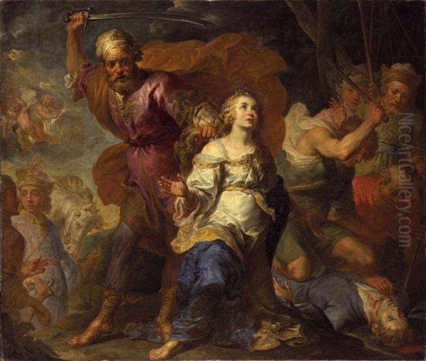 Martyrium des hl. Dymphna und des hl. Gerbert - view 1