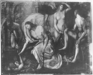 Hollenfahrt Christi by Girolamo da Treviso the Younger
