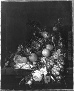 Stillleben mit Fruchten und Blumen