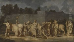 Zug der Opferstiere (Folge 10/12) by Gerard de Lairesse