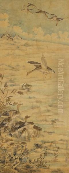 Geese & Reeds - view 1