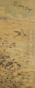 Geese & Reeds by Yong Shin Chae