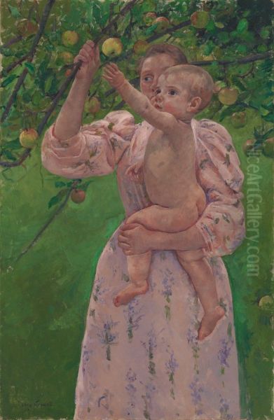 "Child Picking a Fruit" - view 1