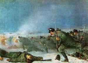 Atacul de la Smirdan, by Nicolae Grigorescu