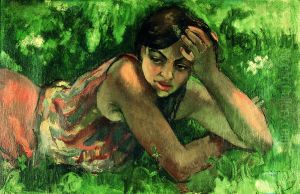 Hungarian gypsy girl by Amrita Sher-Gil