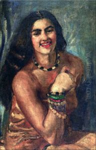 Self-portrait by Amrita Sher-Gil