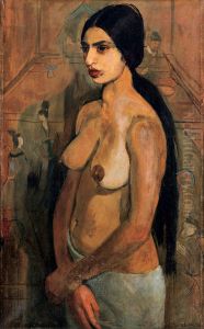 Self-portrait by Amrita Sher-Gil