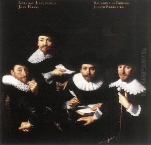 De regenten van het Walenweeshuis, 1637 by Bartholomeus Van Der Helst