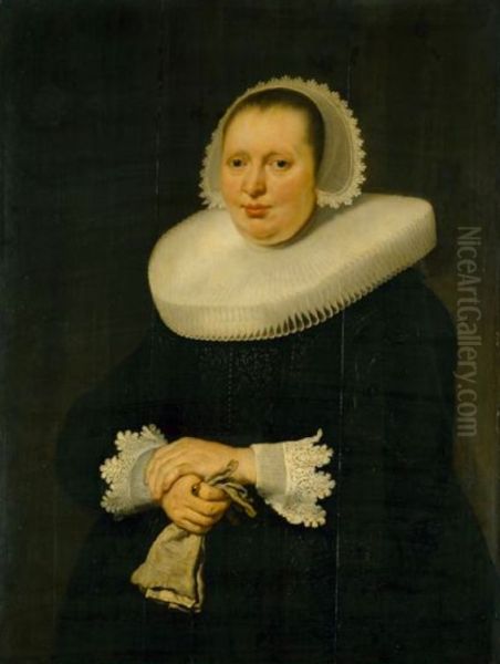 Portrait of Catharina Jansdr. Tengnagel - view 1