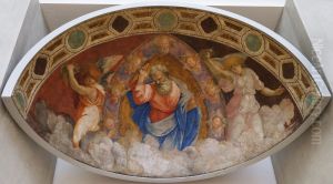 God the Father Blessing among the Angels by Raphael