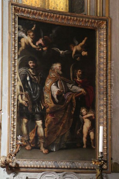 Sts Gregory, Maurus and Papianus - view 1