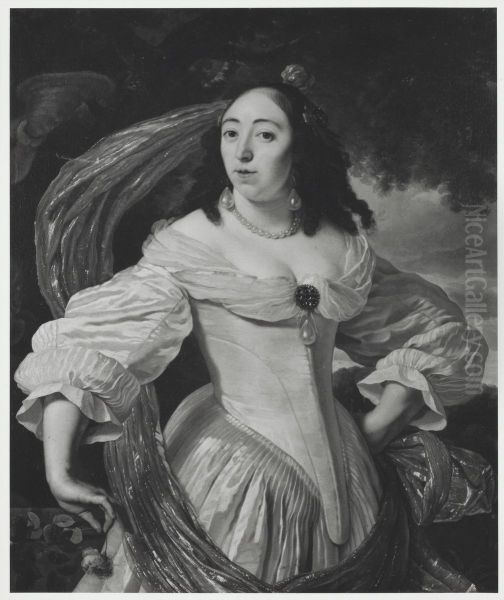 Portrait of (possibly) Elisabeth, sister of Samuel de Marez - view 1