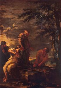 Democrito e Protagora by Salvator Rosa