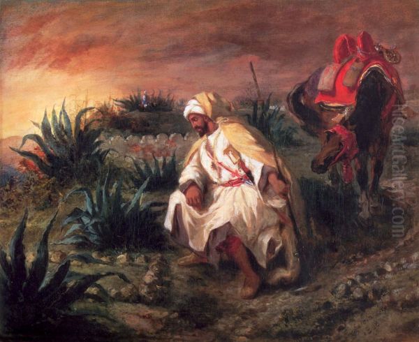 The Arabs at the Grave - view 1