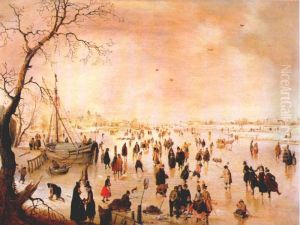 Winter Landscape by Hendrick Avercamp