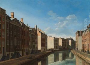 View of the Golden Bend in the Herengracht by Gerrit Adriaenszoon Berckheyde
