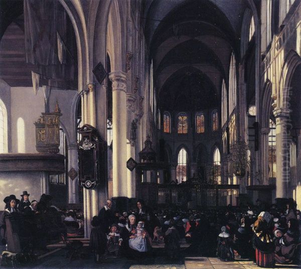 Interior of the Oude Kerk in Amsterrdam - view 1