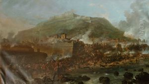 The Storming of San Sebastian by Denis Dighton