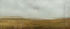 New England Marsh Landscape by Samuel R. Chaffee
