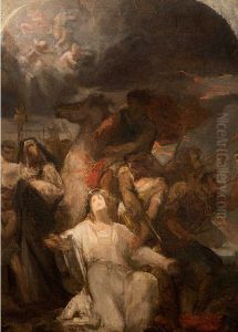 The Martyrdom of Saint Sulpicius by Eugene Delacroix