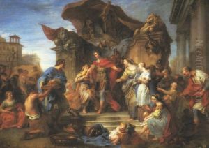 Continence of Scipio by Francois Lemoyne by Francois Lemoyne