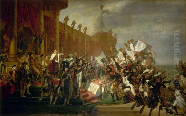 The Army takes an Oath to the Emperor after the Distribution of Eagles, 5 December 1804 - view 1