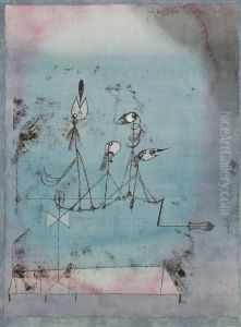 The Twittering Machine by Paul Klee