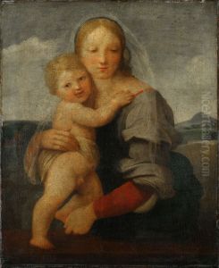 The Madonna and Child (The Mackintosh Madonna) by Raphael
