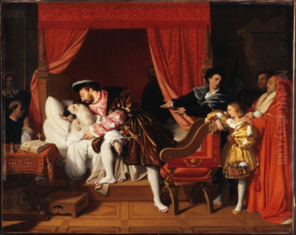 Francois Ier recoit les derniers soupirs de Leonard de Vinci - view 1