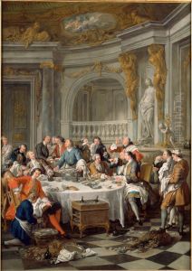 Le Dejeuner d'huitres by Jean-Francois de Troy