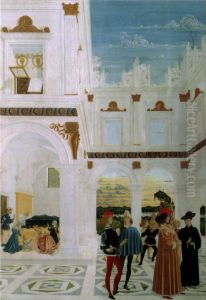 Saint Bernardino heals a barren woman or resurrects a dead child