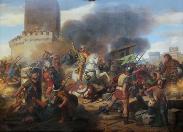 Count Eudes defends Paris - view 1