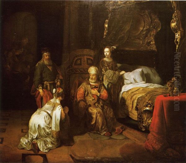 David Promises Bathsheba that Solomon will be his Successor - view 1