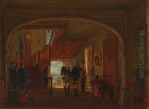 The Meeting of General Washington and Rochambeau by Edward Lamson Henry