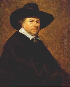 Bildnis des Malers van Goyen by Gerard Ter Borch