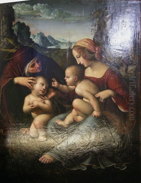 Madonna with Child, Saint Elizabeth and Saint John - view 1