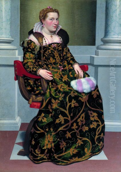 Portrait of Isotta Brembati Grumelli - view 1