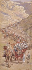 The Caravan of Abram by James Jacques Joseph Tissot