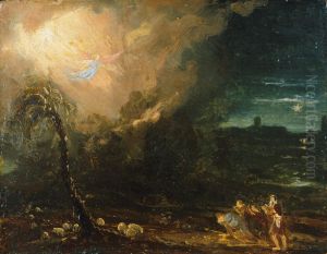 Study for The Angel Appearing to the Shepherds by Thomas Cole