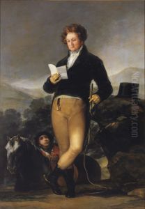 Portrait ofFrancisco Tellez-Giron, 10th Duke de Osuna(1785-1820) by Francisco Goya Fuendetodos