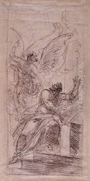 Study for "Abraham Offering up Isaac" - view 1