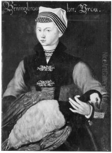 Woman from Benningbroek in country dress Woman from Benningbroek in country dress